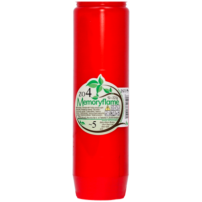 Set 32 candele cu ulei 5 zile pentru cimitir ZO 4 Memoryflame 325 g Zniczplast